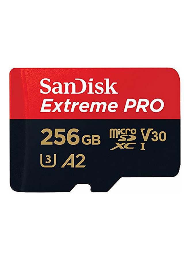 Extreme PRO microSD UHS-I 170 MB/s Card with Adapter - SDSQXCZ-256G-GN6MA