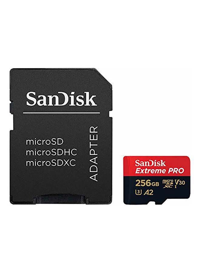 Extreme PRO microSD UHS-I 170 MB/s Card with Adapter - SDSQXCZ-256G-GN6MA