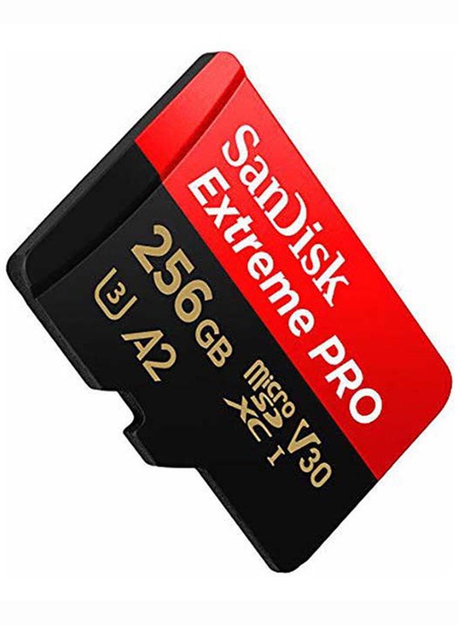 Extreme PRO microSD UHS-I 170 MB/s Card with Adapter - SDSQXCZ-256G-GN6MA