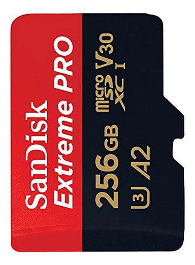 Extreme PRO microSD UHS-I 170 MB/s Card with Adapter - SDSQXCZ-256G-GN6MA