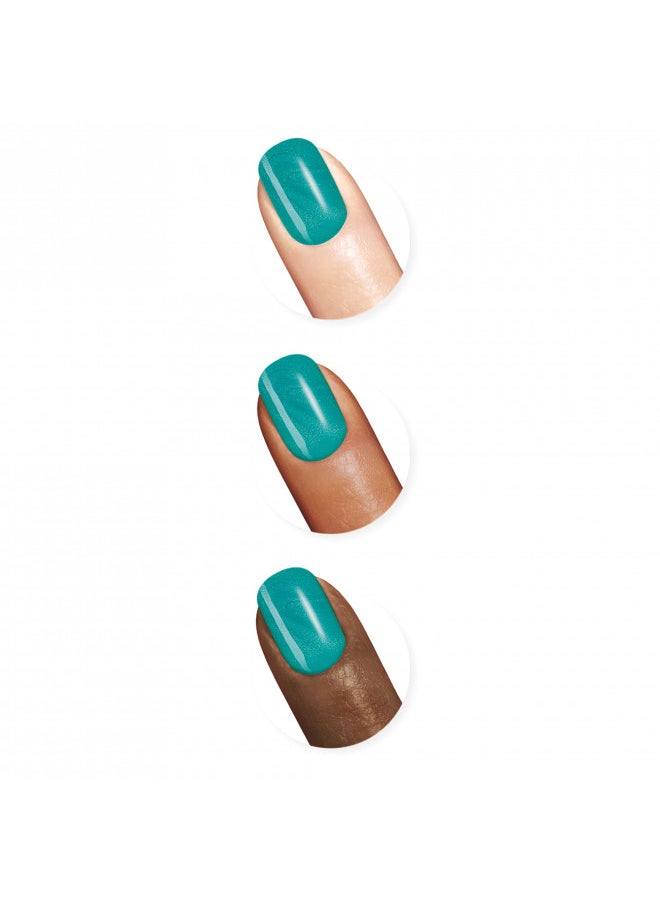 Sally Hansen Xtreme Wear Nail Polish, Streak-Free, Shiny Finish, Long-Lasting Nail Color, Jazzy Jade, 0.12 fl oz