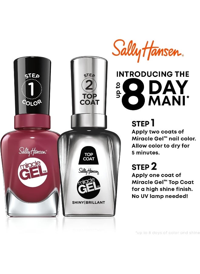 Sally Hansen Miracle Gel Nail Polish, Shade Pinky Promise 249 (Packaging May Vary), 0.5 Fl Oz (Pack of 1)