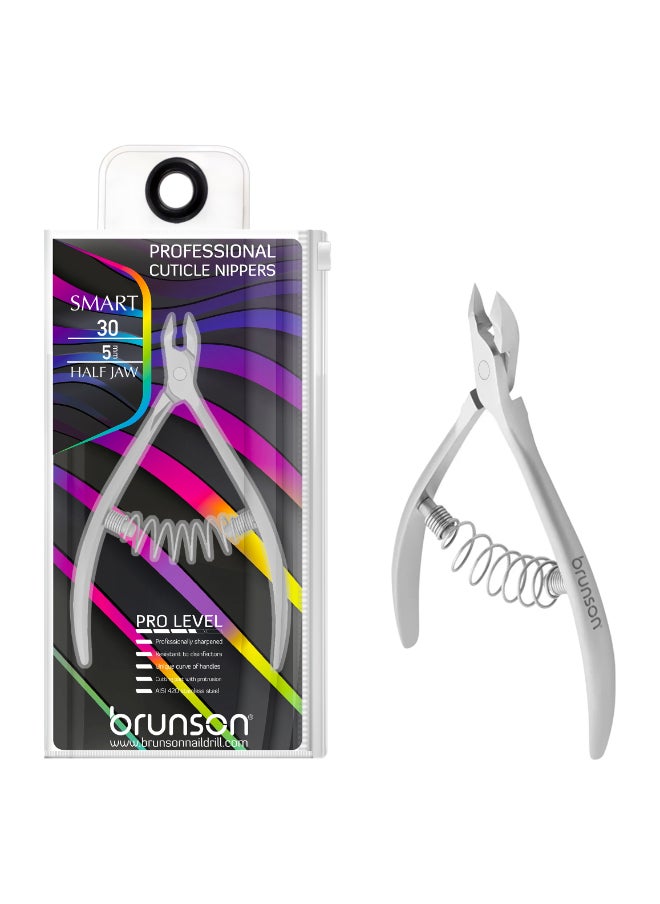 Professional Cuticle Nipper Smart 30 5mm Half Jaw BNNS305