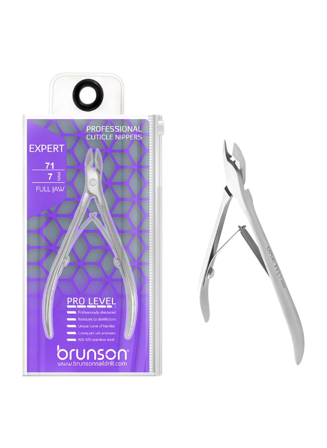 Professional Cuticle Nippers Expert 71-7mm Full-Jaw | Manicure -Pedicure Cuticle Remover BCNE717