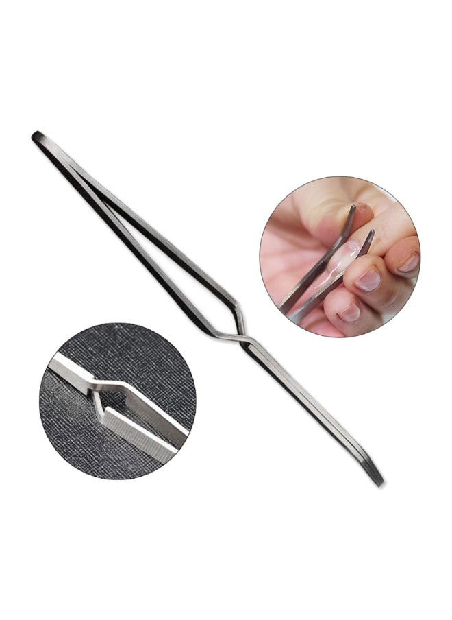 Nail Shaping Tweezers Stainless Steel Multifunctional Nail Clip C Curve Pincher Tool NAP01