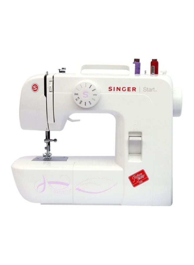 Sewing Machine With 6 Built-In Stitches 1306 White