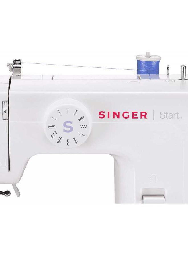 Sewing Machine With 6 Built-In Stitches 1306 White