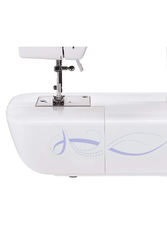 Sewing Machine With 6 Built-In Stitches 1306 White