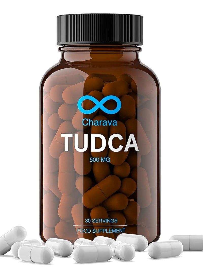 Charava Tudca 250mg | Liver Support & Detox | Promotes Healthy Cholesterol & Insulin | Vegan | UK Based & Tested | 30 Day Supply