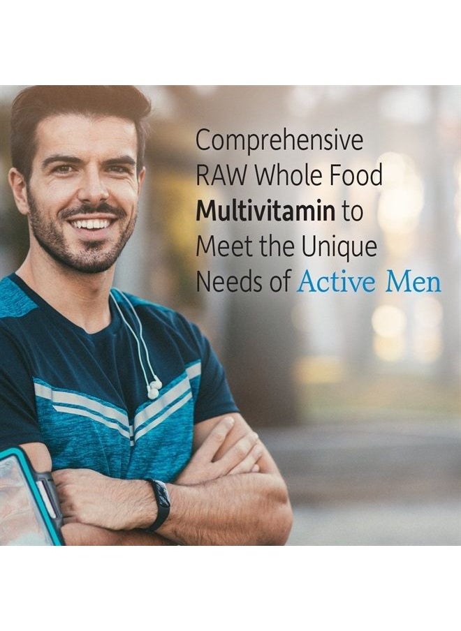 Vitamin Code Raw One for Men, Once Daily Multivitamin for Men, One a Day Mens Vitamins Plus Fruit, Veggies & Probiotics for Mens Health, Vegetarian Mens Multivitamins, 30 Capsules