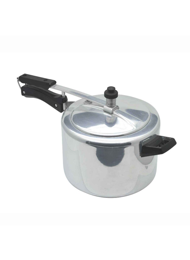 Aluminium Pressure Cooker Inner Lid Comfortable Handle Fade-Proof 5L