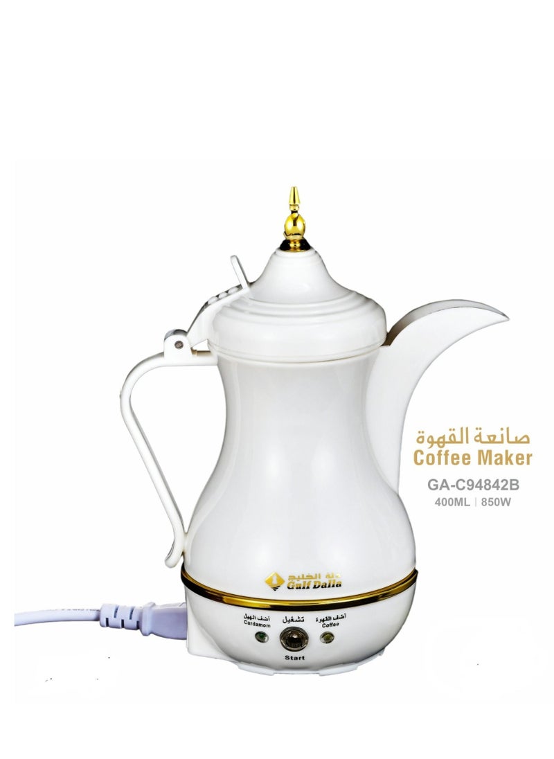 Coffee Maker With USB 400 ml 850W GA-C94842B White/Gold