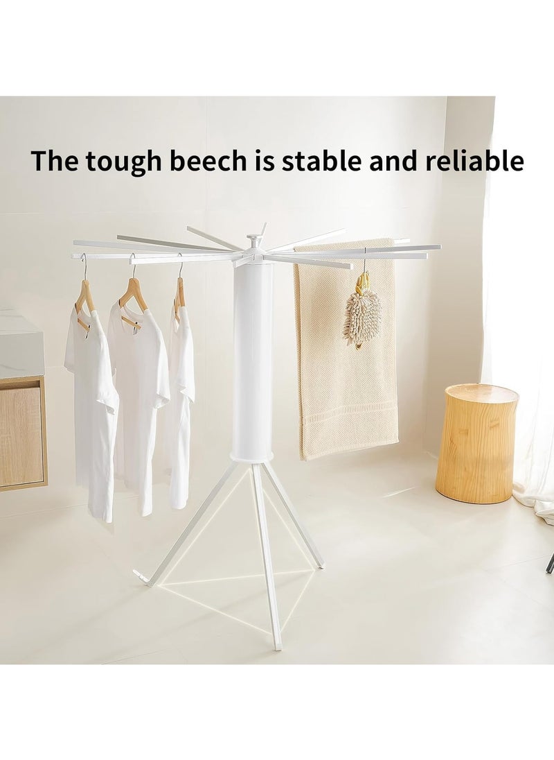 Tripod Clothes Drying Rack Foldable Portable Space Saving Cylinder Laundry Stand for Indoor Outdoor Tripod Clothes Drying Rack