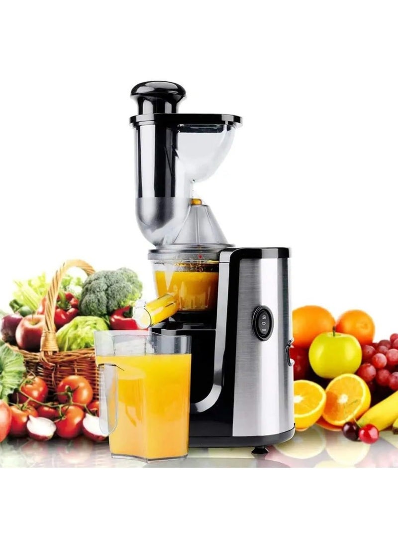 Cold Press Juicer With Feed Chute, Slow Juicer, SC-1591 Powerful Motor Slow Masticating Juice Extractor Whole Fruits