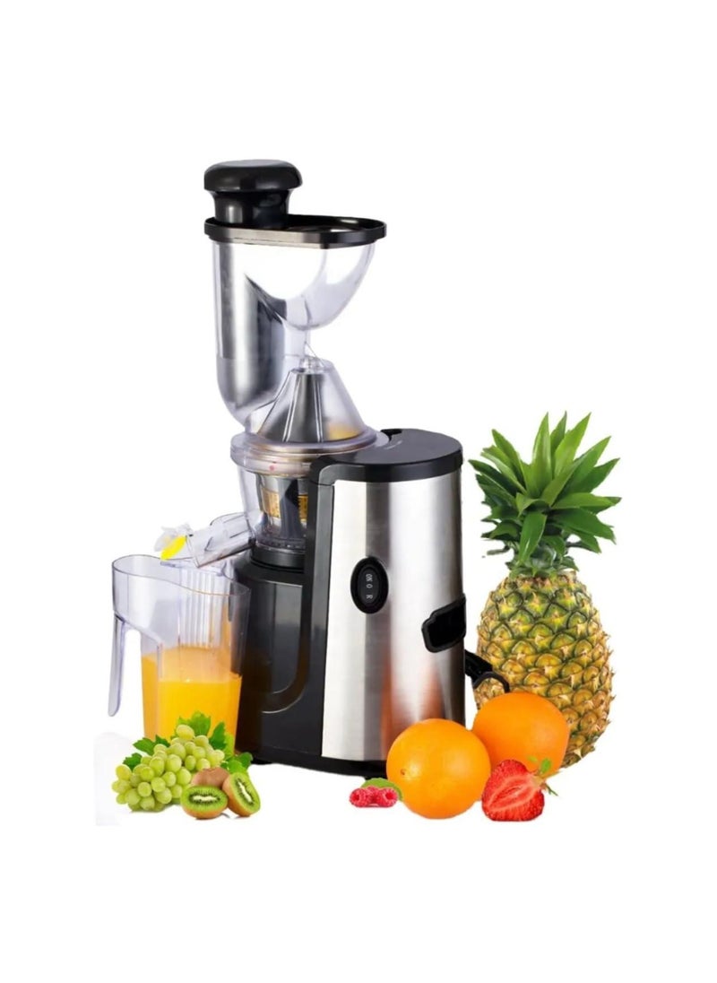 Cold Press Juicer With Feed Chute, Slow Juicer, SC-1591 Powerful Motor Slow Masticating Juice Extractor Whole Fruits