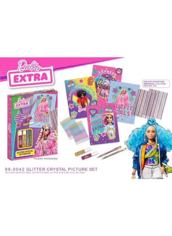 Barbie Extra Glitter Crystal Picture Set
