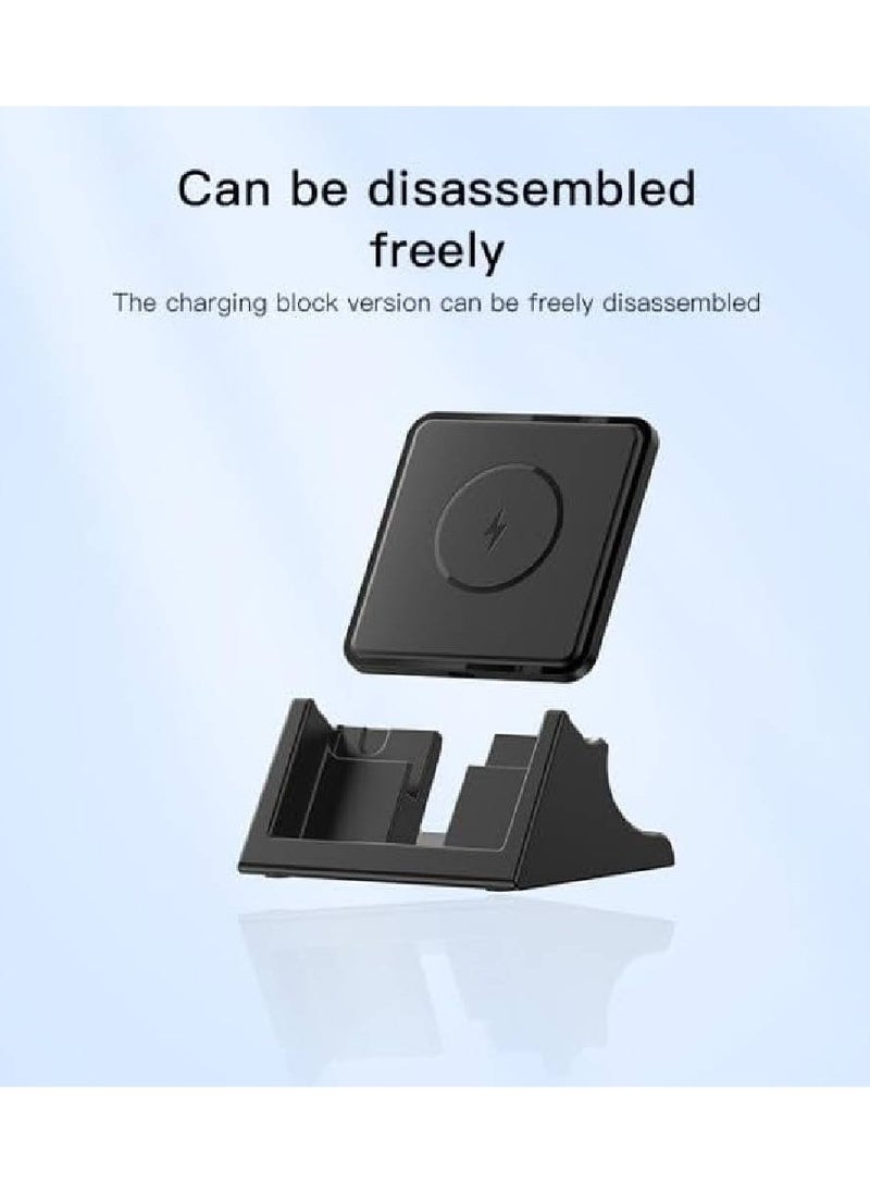 DS15 15W Qi Fast Wireless Desktop Charger Stand Universal Wireless Charger Phone Holder