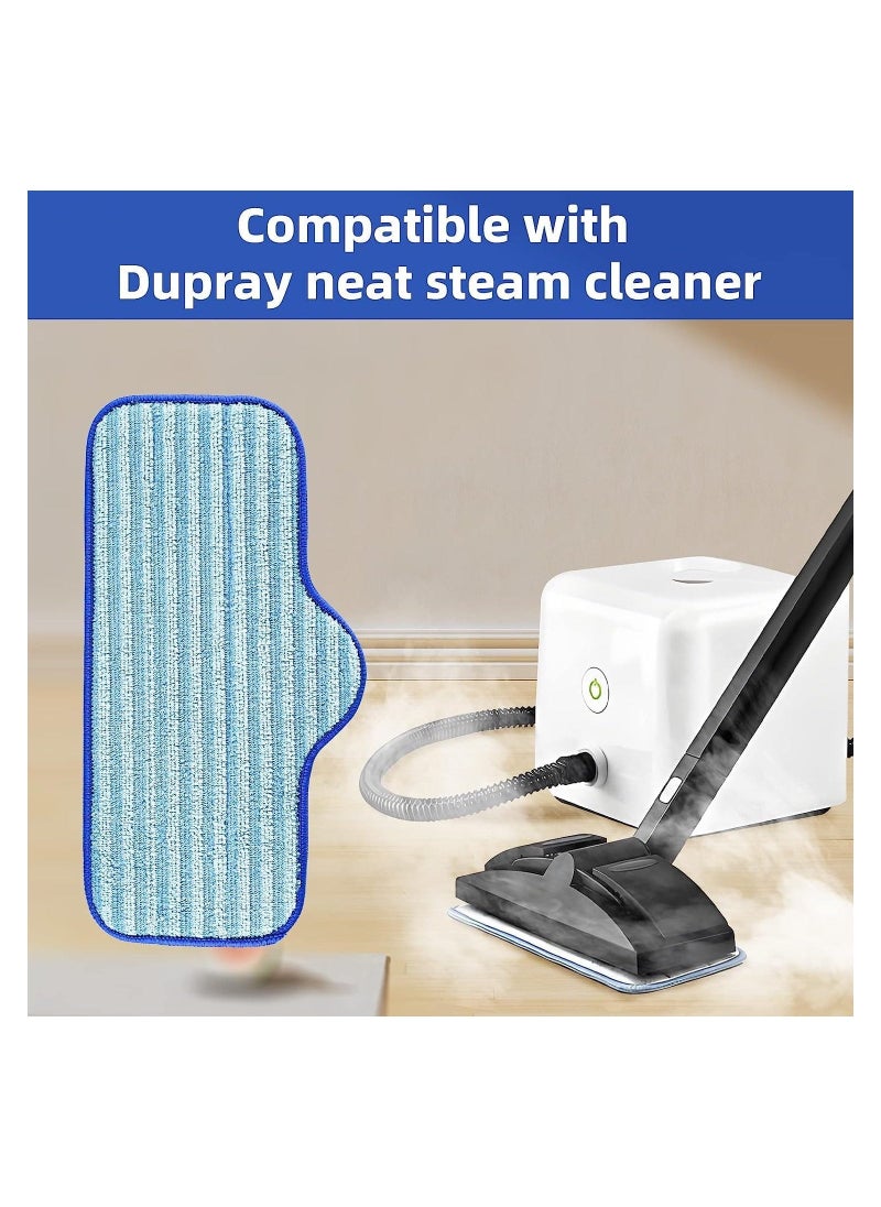 6 Pcs Microfiber Steam Mop Pad for Dupray Neat Steam Cleaner Reusable and Machine Washable Designed for Multiple Surfaces Effectively Clean Hardwood Tile Stone Floors