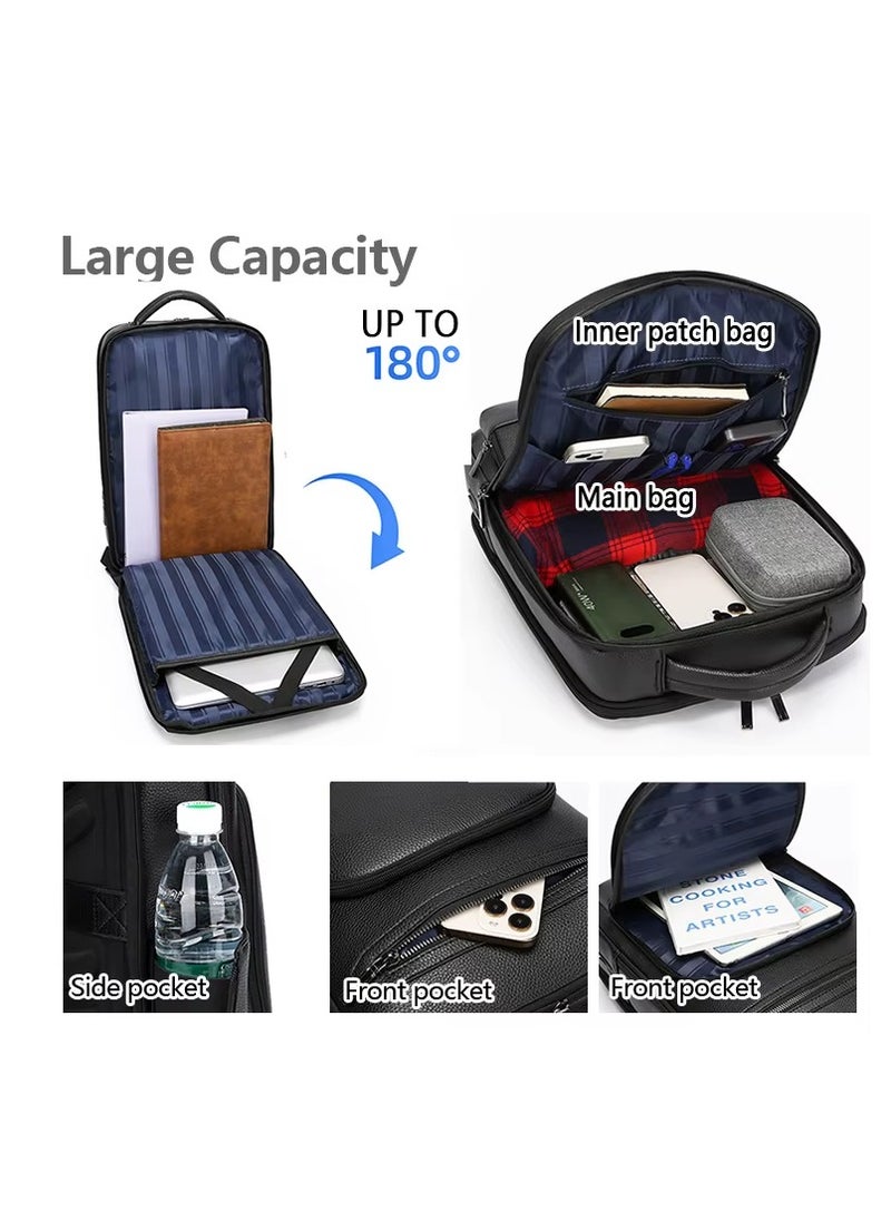 Skycare Sturdy Commuter Backpack for Work, 15.6 inch Laptop Bag for Men Women Working Business Traveling GYM