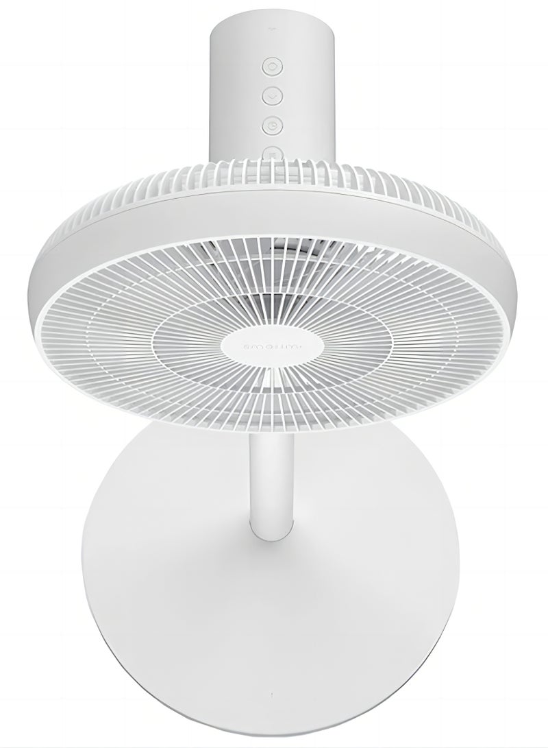 Mi Smart Standing Fan 2, BLDC Motor, Control Via App, Double Blades, Voice Control, Up to 100 Ventilation Levels, Silent Mode, 3 kg 15 W BPLDS02DM White