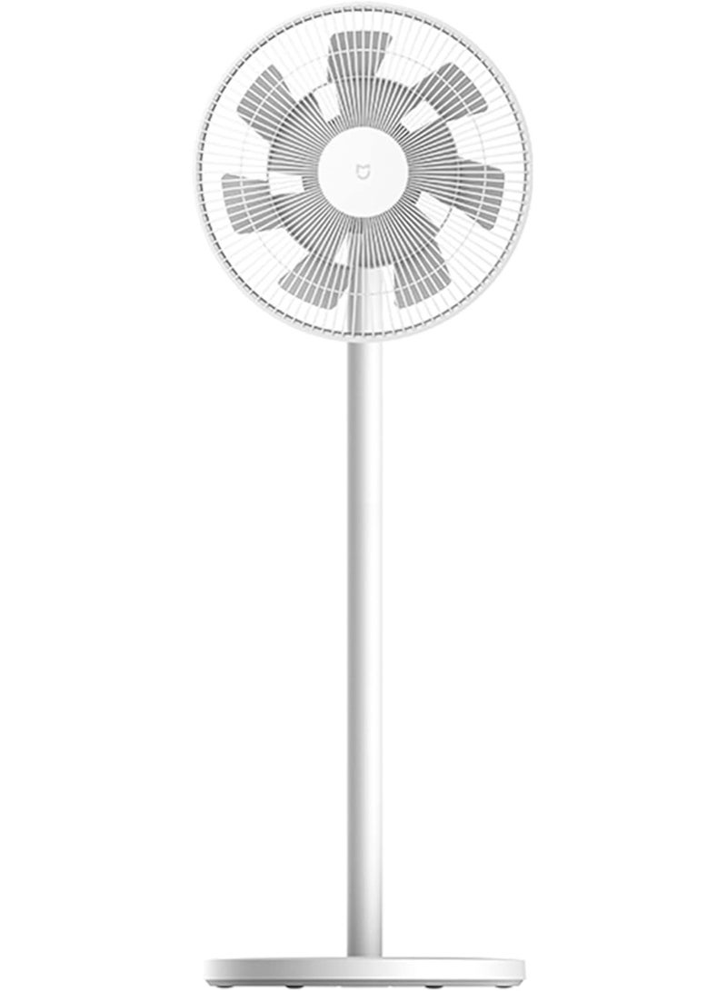 Mi Smart Standing Fan 2, BLDC Motor, Control Via App, Double Blades, Voice Control, Up to 100 Ventilation Levels, Silent Mode, 3 kg 15 W BPLDS02DM White