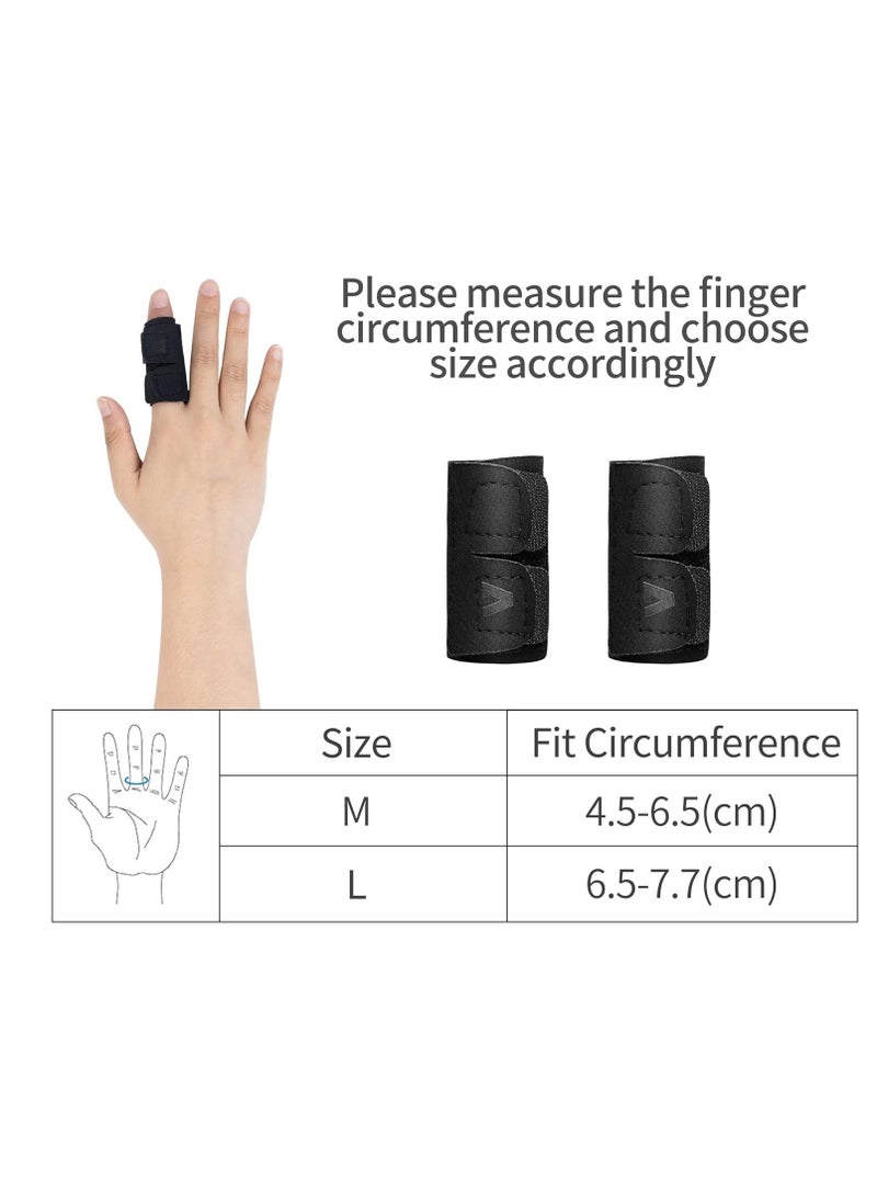 Finger splints, Support Brace for Middle, Ring, Index, Thumb and Pinky Straightening Curved, Bent, Locked Stenosing Tenosynovitis Hands Tendon Lock Release Stabilizer Knuckle Wrap