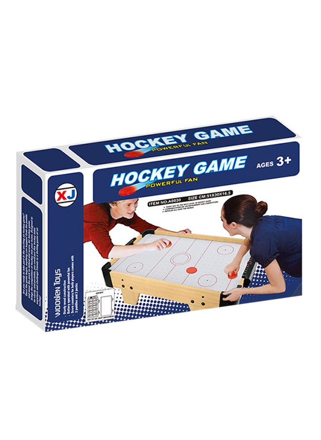 Indoor Outdoor Steady Durable Encouraging Wooden Hockey Game Toy Set For Kids