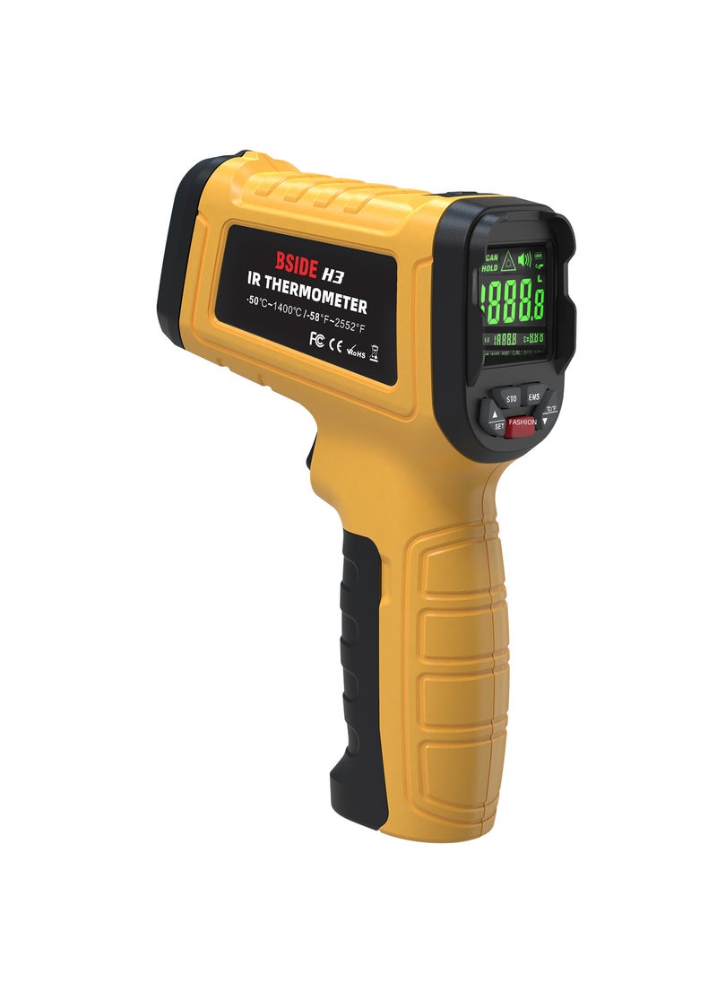 BSIDE H3 high temperature infrared thermometer-50 degrees to 1400 degrees 50:1 thermometer non-contact thermometer