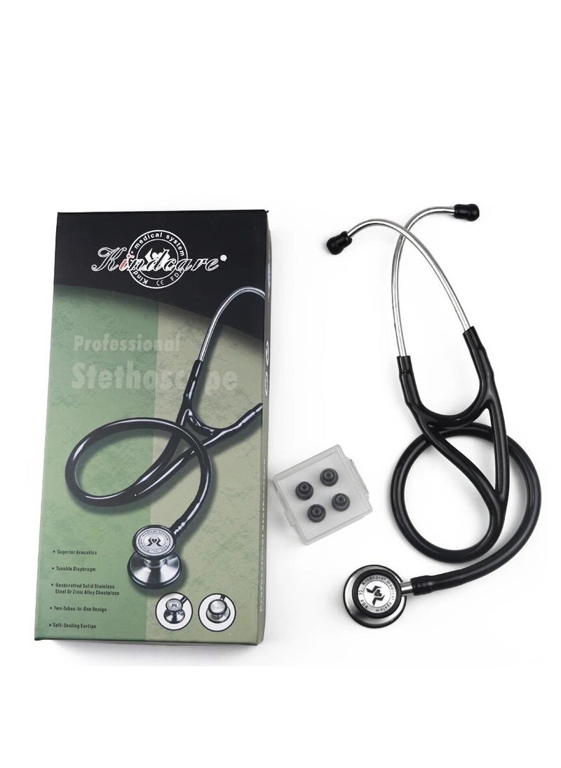 Stainless Steel Adult Child Clinical Dual Head Cardiology Stethoscope Acute Medical Stethoscope for Doctor and Nurse