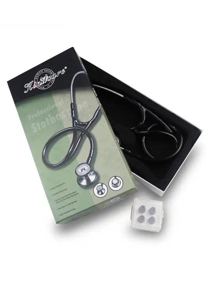 Stainless Steel Adult Child Clinical Dual Head Cardiology Stethoscope Acute Medical Stethoscope for Doctor and Nurse