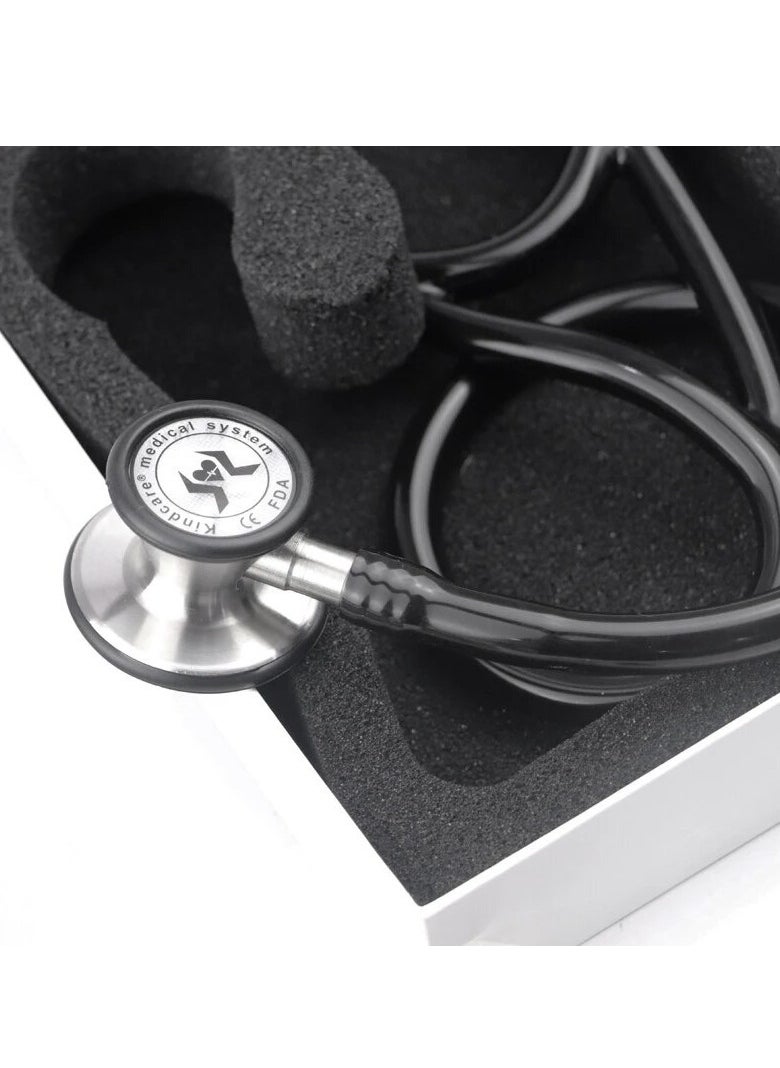 Stainless Steel Adult Child Clinical Dual Head Cardiology Stethoscope Acute Medical Stethoscope for Doctor and Nurse