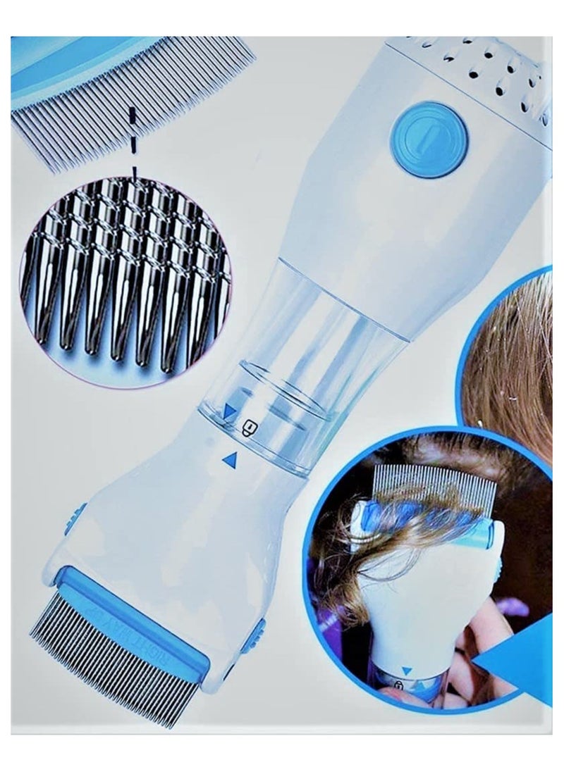 Theodore Electrical Chemical Free Head Lice Removal Comb Head Nits Capture Comb Electrical Head Lice Comb Eggs Remover Hair Vacuums Machine for lice removed