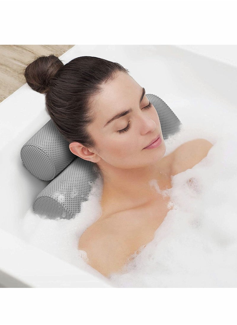 Bathtub Bath Pillow for Tub, Jacuzzi Bathtub Spa Pillow with Back and Headrest Cushion