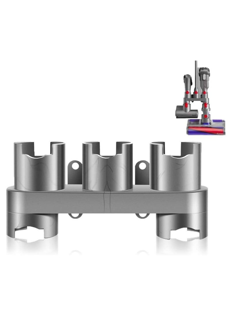 Accessory Holder for Dyson Vacuum Cleaners - Compatible with V7 V8 V10 V11 V15 Gen5 - Wall Mount Docking Station in Grey (1 Pack)
