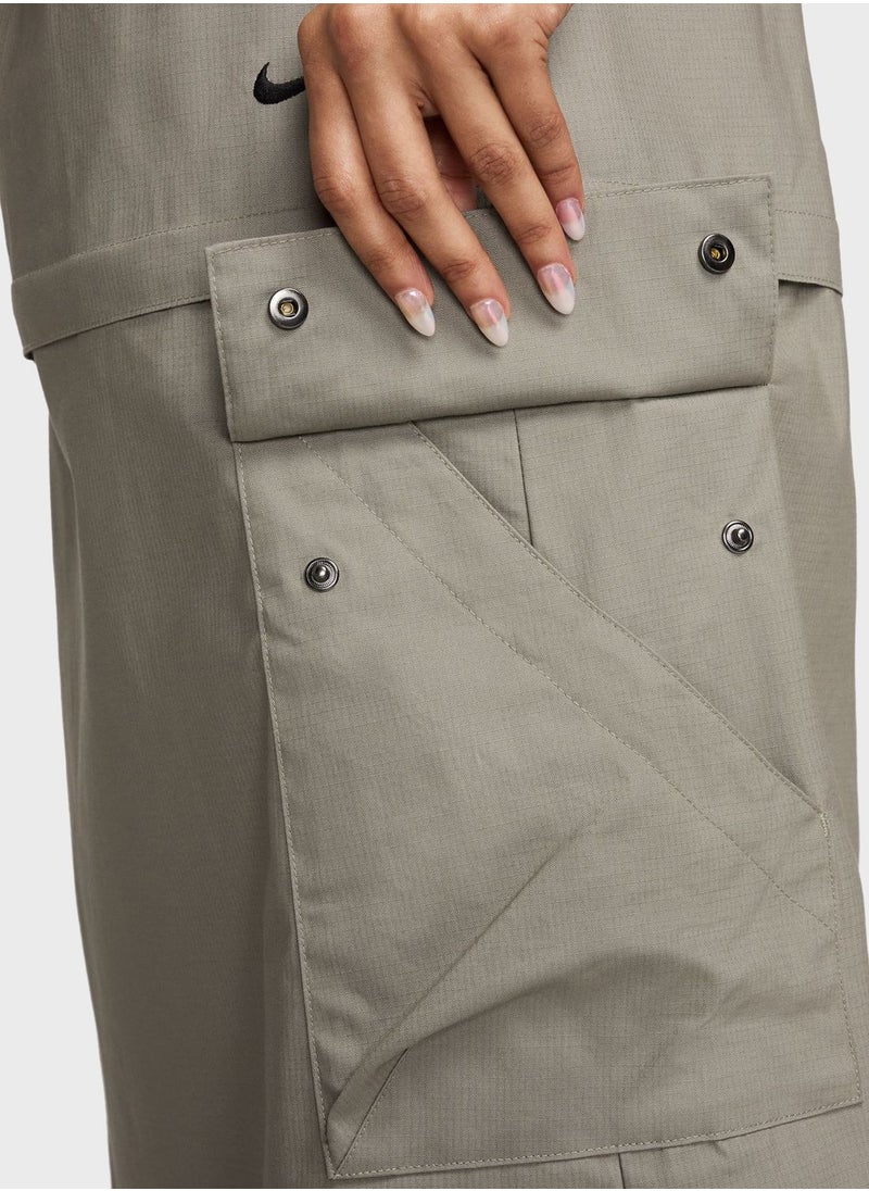 Nsw Essential Woven Midrise Cargo Middi Skirt