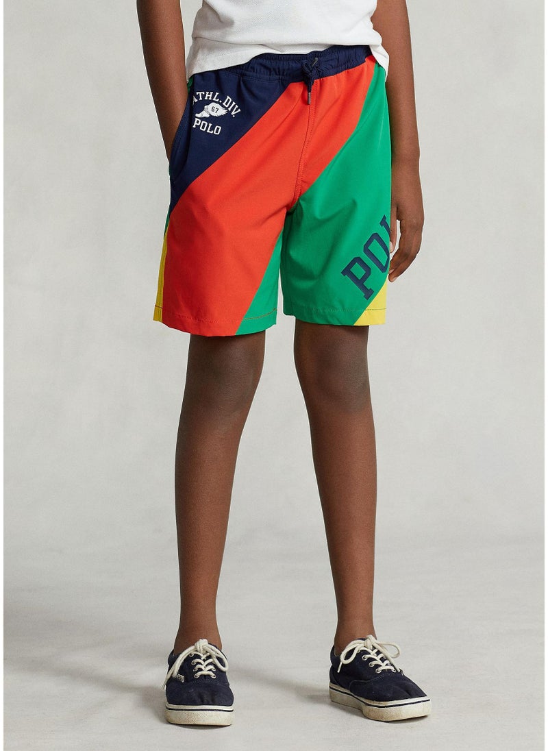 Youth Color Block Swim Shorts