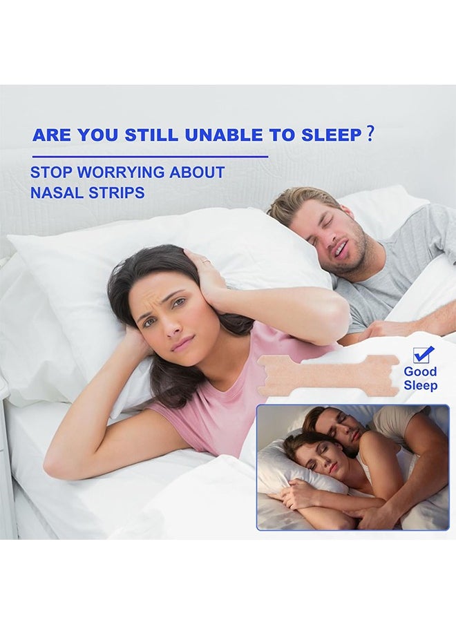 Nasal Strips(66mm*19mm),Premium Ventilation Nasal Strips for Sleep - Ideal for Children's Nasal Congestion, Physical Nasal Congestion Relief for Adults, Anti-Snoring Nasal Strips - 50 Pieces.