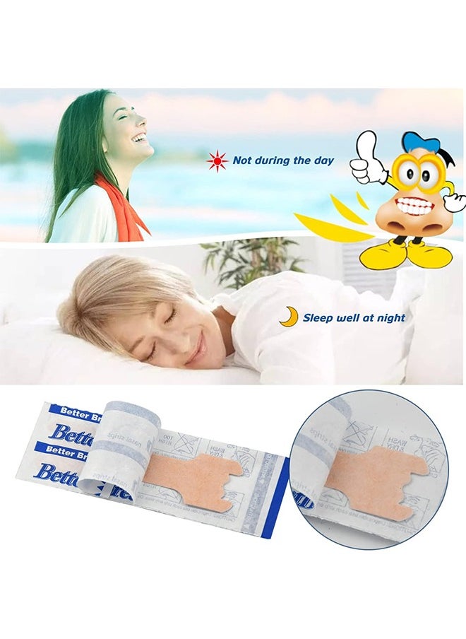 Nasal Strips(66mm*19mm),Premium Ventilation Nasal Strips for Sleep - Ideal for Children's Nasal Congestion, Physical Nasal Congestion Relief for Adults, Anti-Snoring Nasal Strips - 120 Pieces.