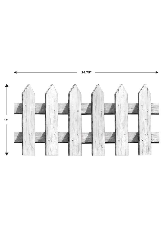 Picket Fence Cutouts Party Accessory (1 count) (3/Pkg)