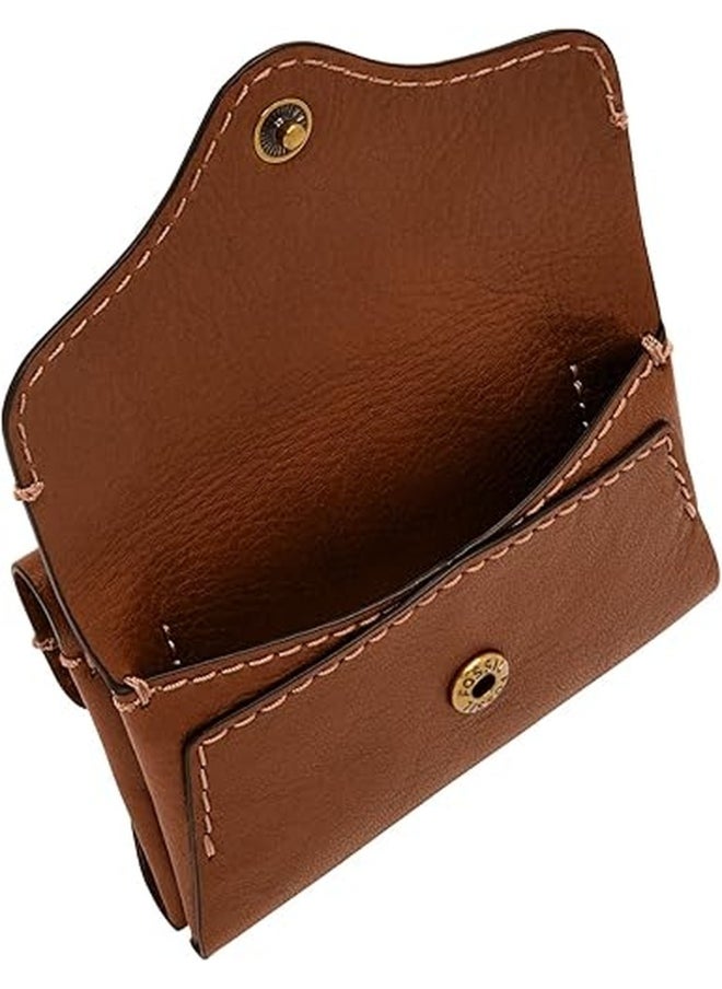 Fossil Women's Heritage Leather Card Case Wallet for Women