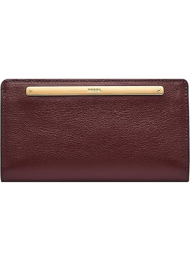 Fossil women's Liza Slim Bifold Black Wallet