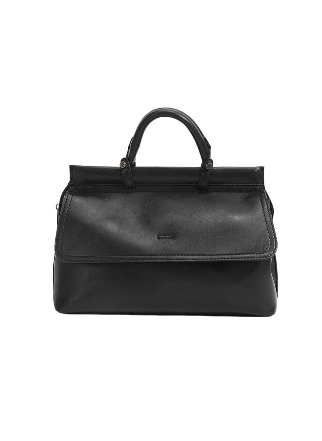 Women Soft PU Leather Handbag - Vintage-Inspired Shoulder Crossbody Tote Bag for Timeless Elegance & Functionality