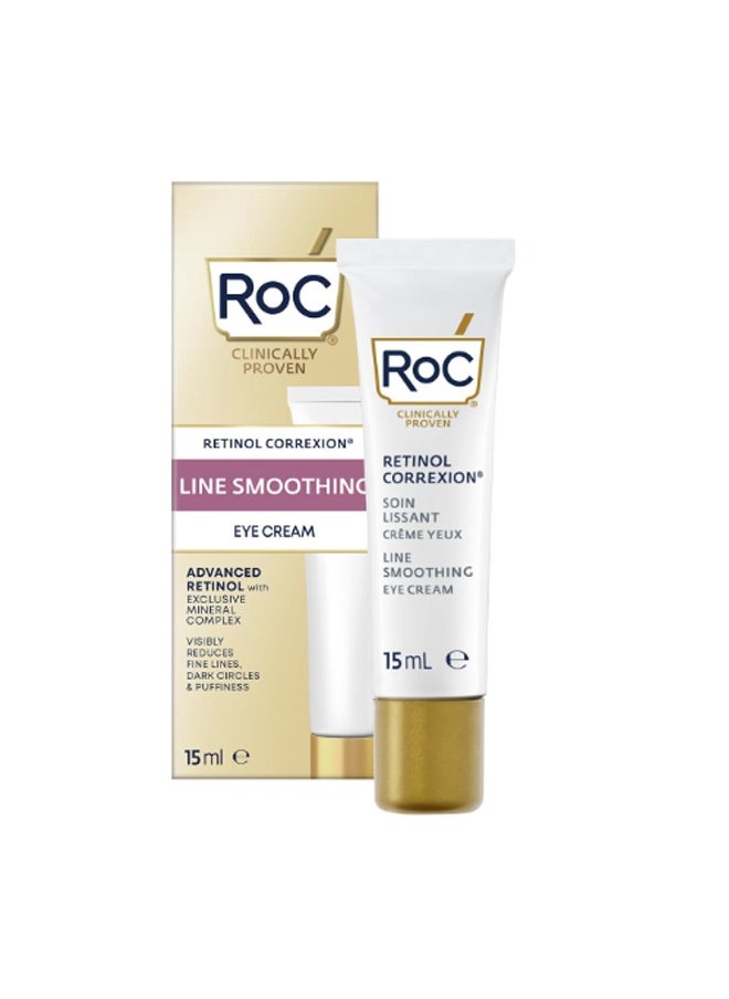 Retinol Correxion Line Smoothing Eye Cream - Advanced Retinol with Exclusive Mineral Complex - 15ml