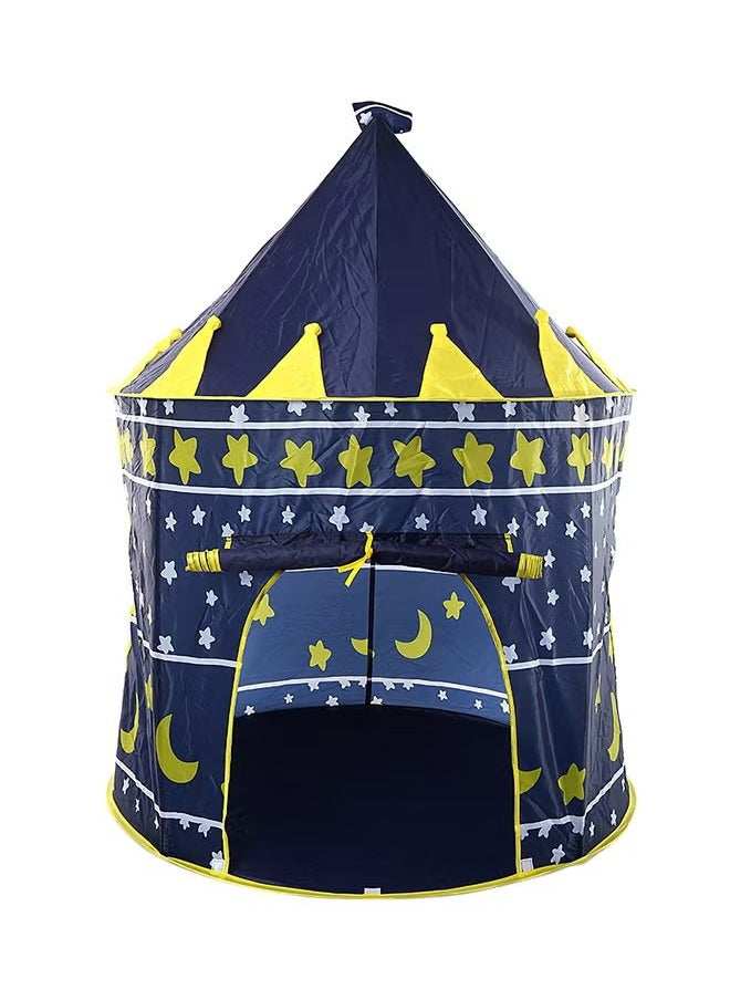 Children'S Tent Princess Prince Castle Foldable Indoor And Outdoor Play House Baby Crawling Tent，Blue