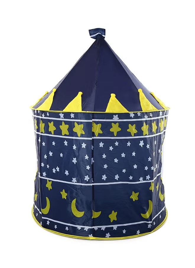 Children'S Tent Princess Prince Castle Foldable Indoor And Outdoor Play House Baby Crawling Tent，Blue