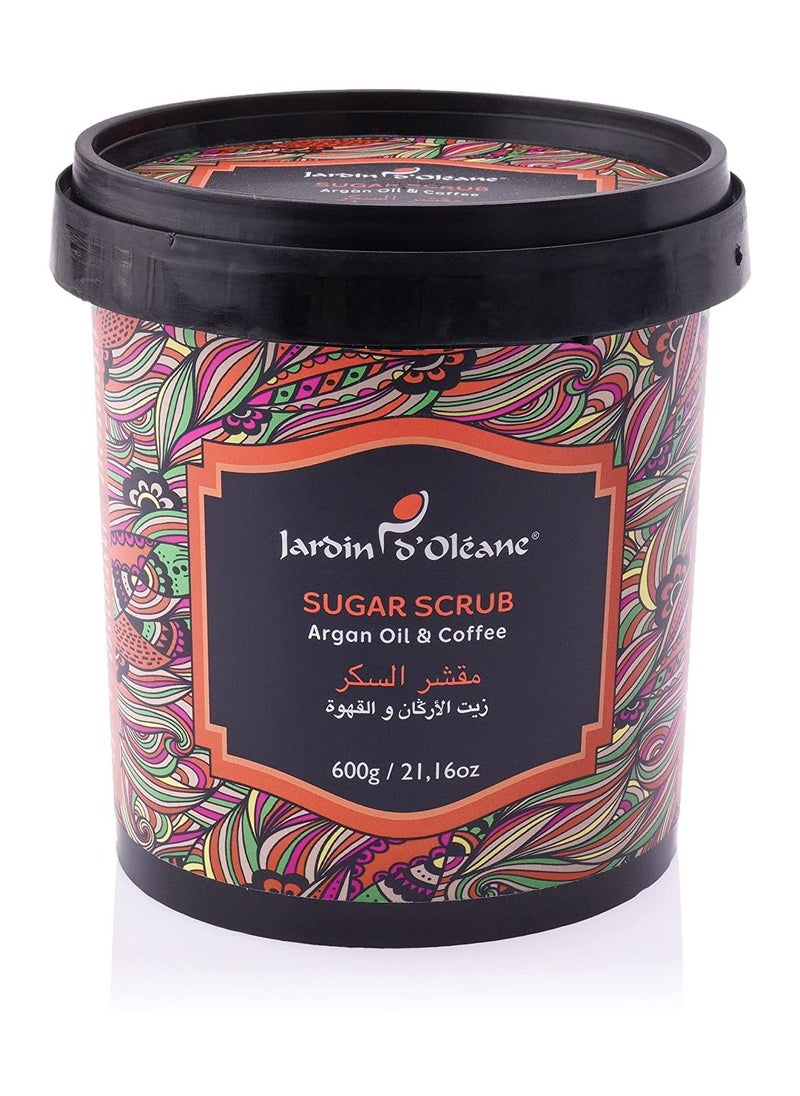 Argan Oil And Coffee Sugar Scrub Black 600g