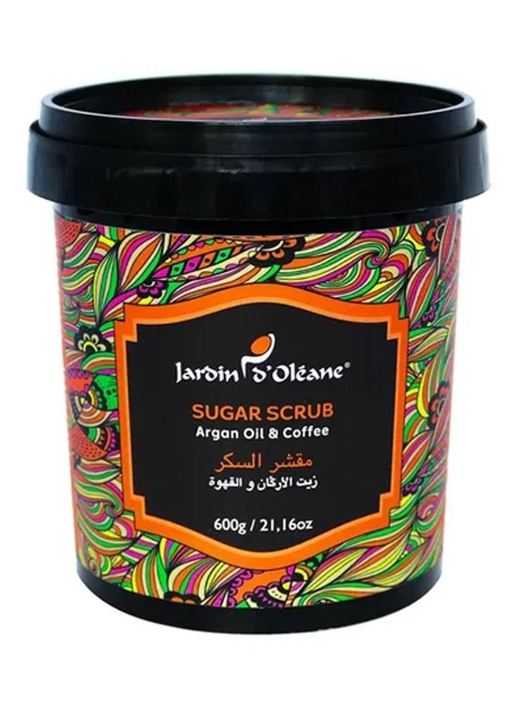 Argan Oil And Coffee Sugar Scrub Black 600g