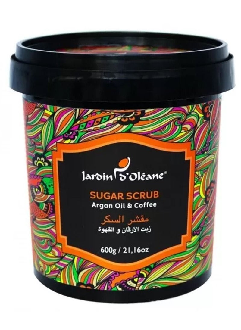 Argan Oil And Coffee Sugar Scrub Black 600g