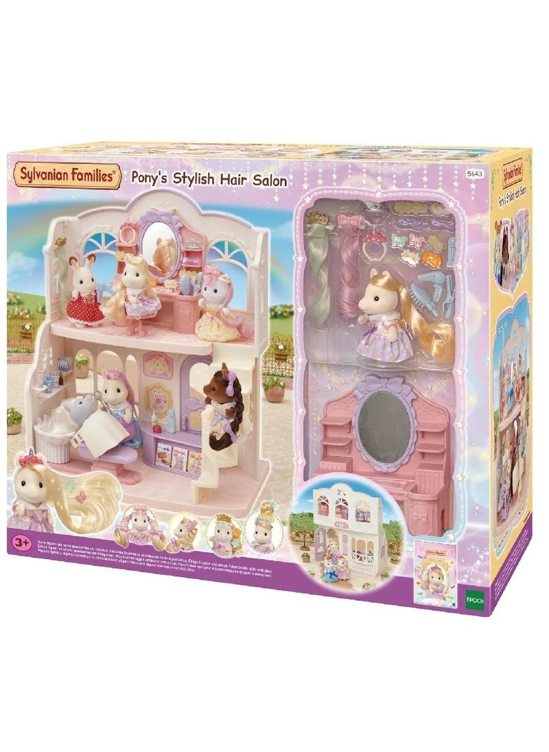 Sylvanian Families Ponys Stylish Hair Salon