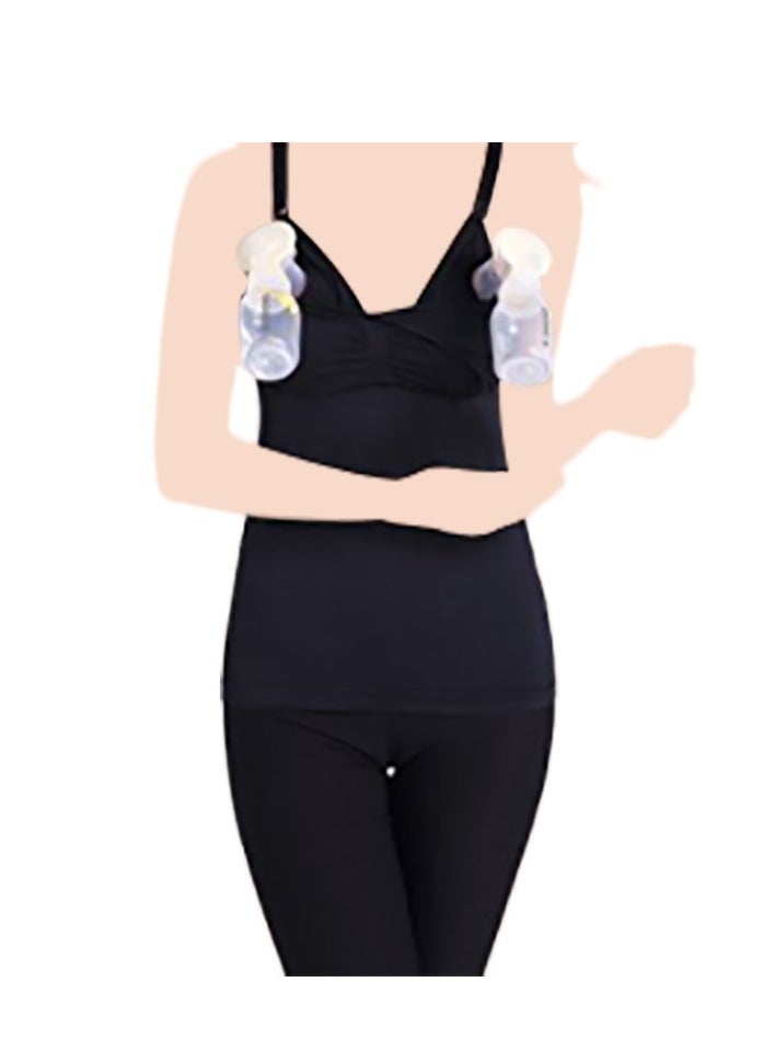 Blooming Blossom - Nursing Top - Black_XXL